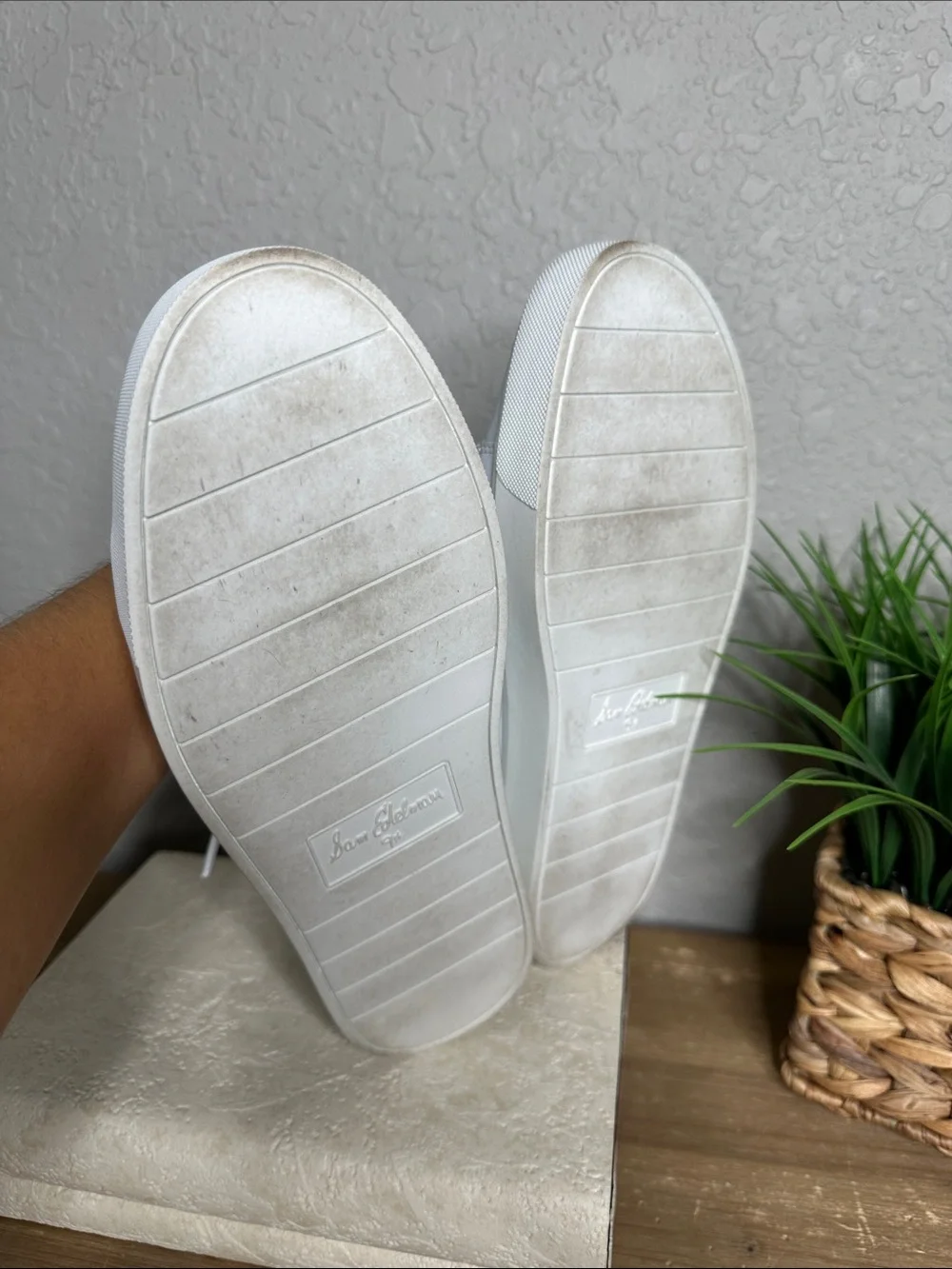 Sam Edelman New York Classic White Leather Ethyl Sneakers